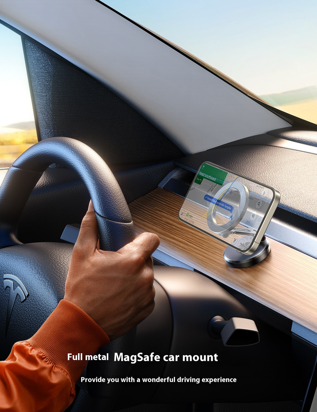 Upvios MagSafe Car Mount Phone Holder