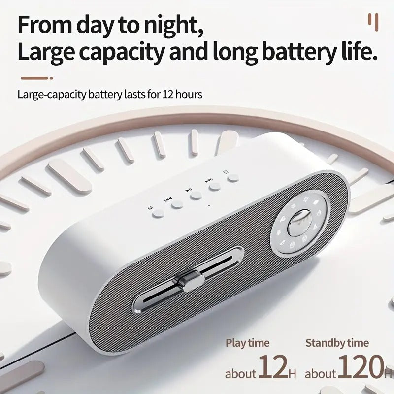 Upvios Retro Wireless BT Speaker with Heavy Bass and Sleep Aid