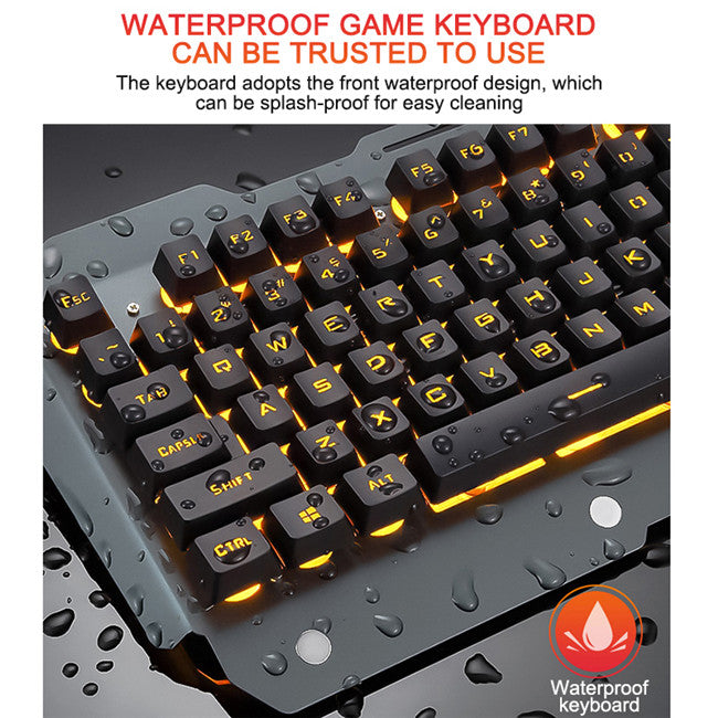Upvios Ergonomic Mechanical Keyboard with RGB Backlight