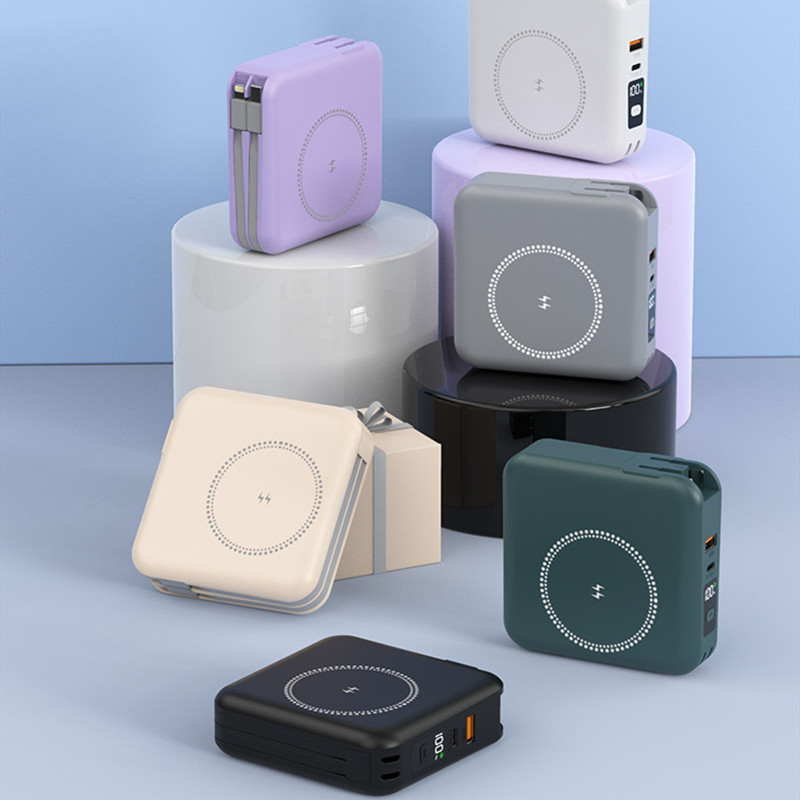 Upvios 5-in-1 Magnetic Wireless Power Bank 10000mAh
