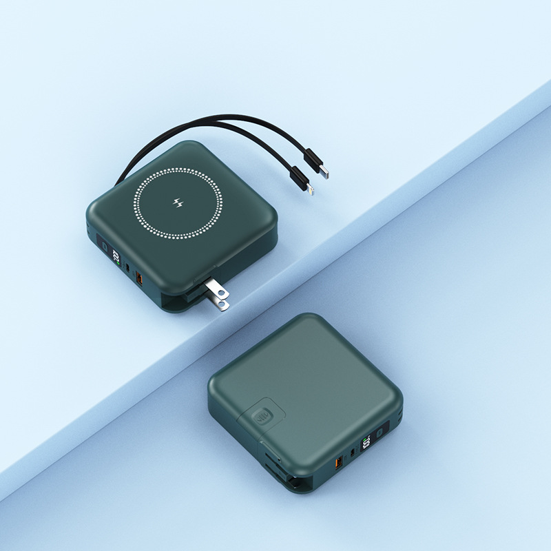 Upvios 5-in-1 Magnetic Wireless Power Bank 10000mAh