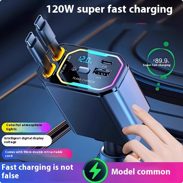 Upvios 120W High-Speed USB-C Charging Cable