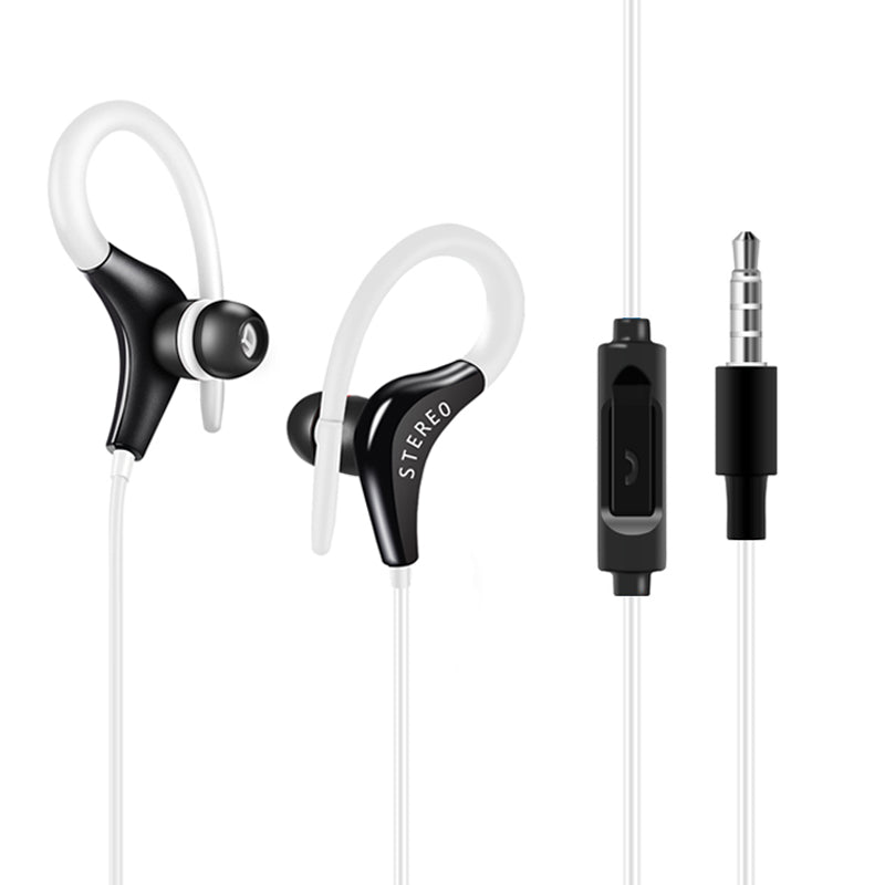 Upvios Universal In-Ear Sports Headphones with Microphone