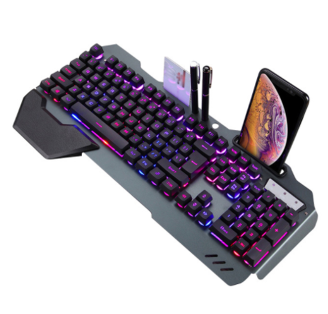 Upvios Ergonomic Mechanical Keyboard with RGB Backlight