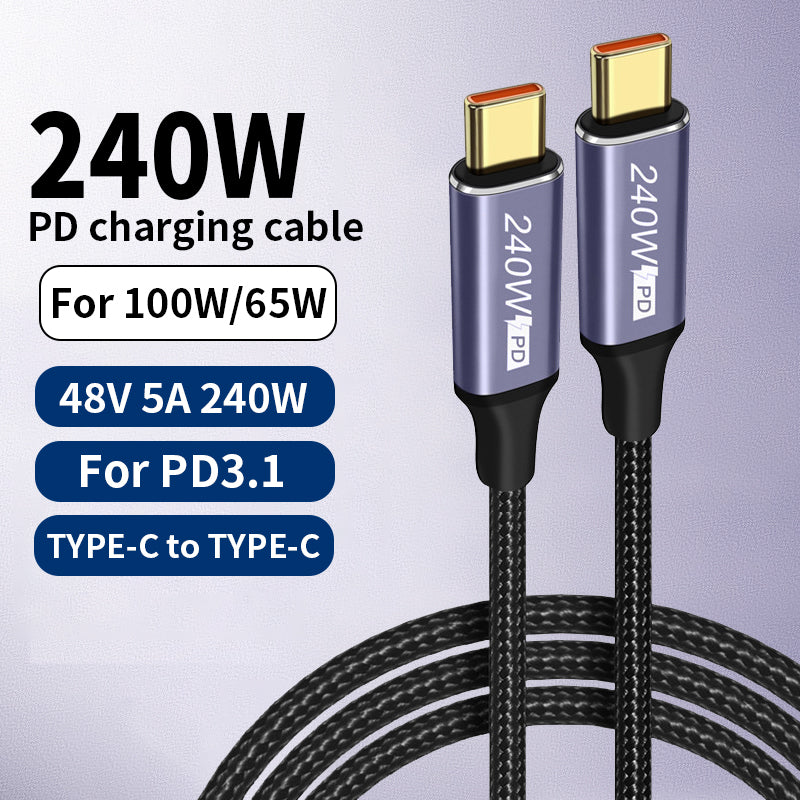 Upvios USB C to USB Type C Fast Charging Cable (0.5m to 3m)