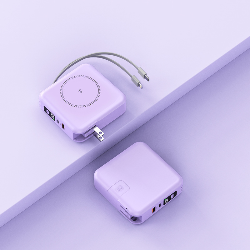 Upvios 5-in-1 Magnetic Wireless Power Bank 10000mAh