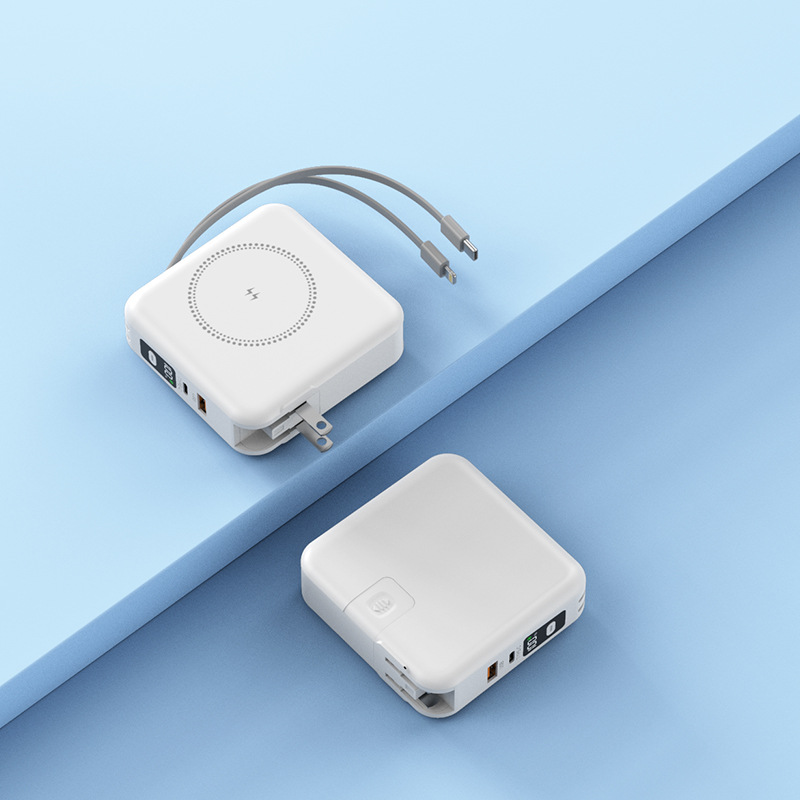 Upvios 5-in-1 Magnetic Wireless Power Bank 10000mAh