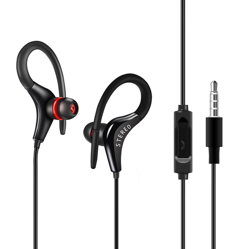 Upvios Universal In-Ear Sports Headphones with Microphone