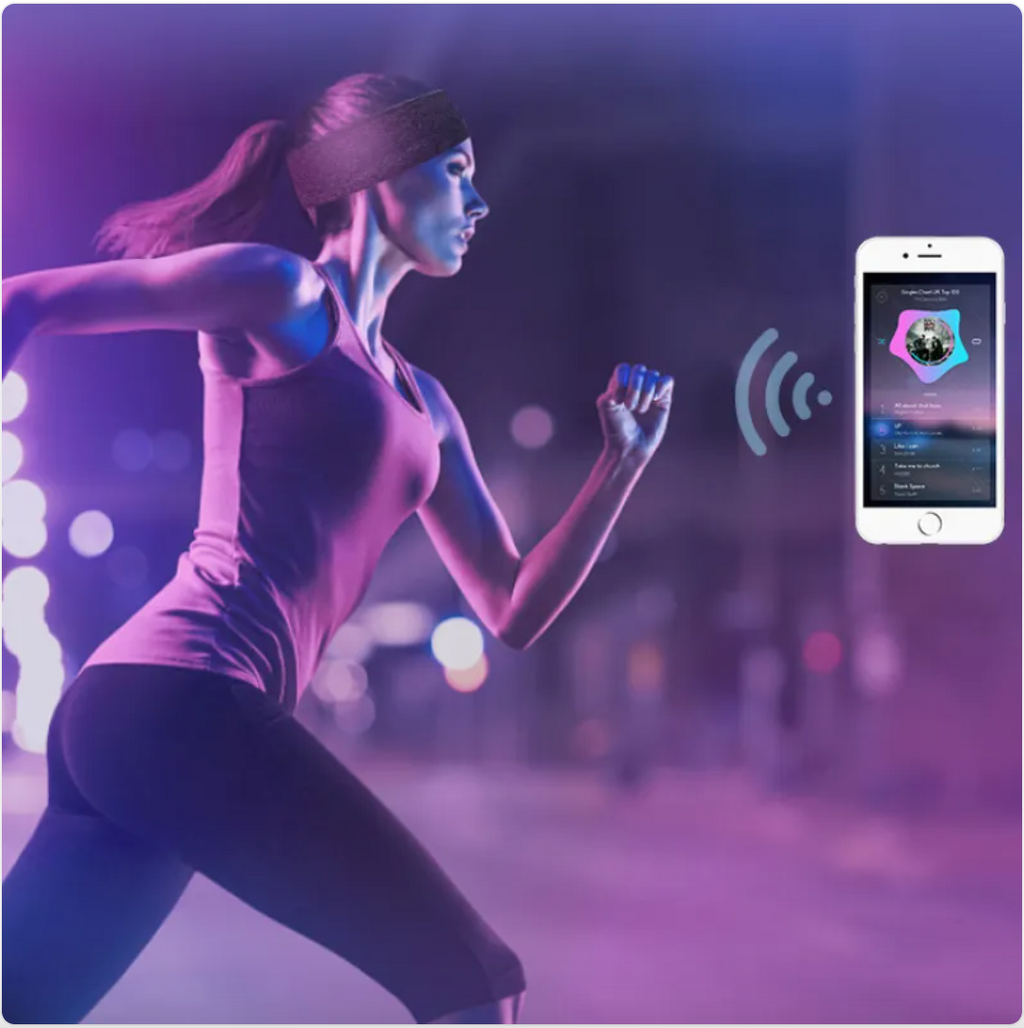 Upvios Wireless Bluetooth 5.0 Music Headband
