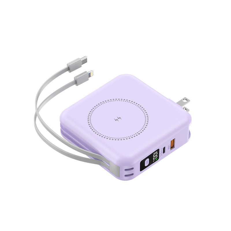 Upvios 5-in-1 Magnetic Wireless Power Bank 10000mAh