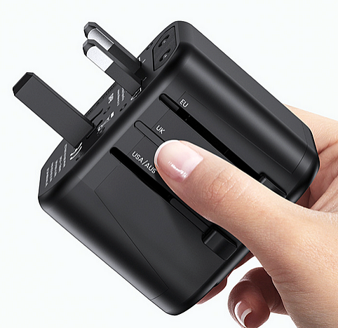 Upvios 65W Dual Type C USB Universal Travel Charger (Single Unit)