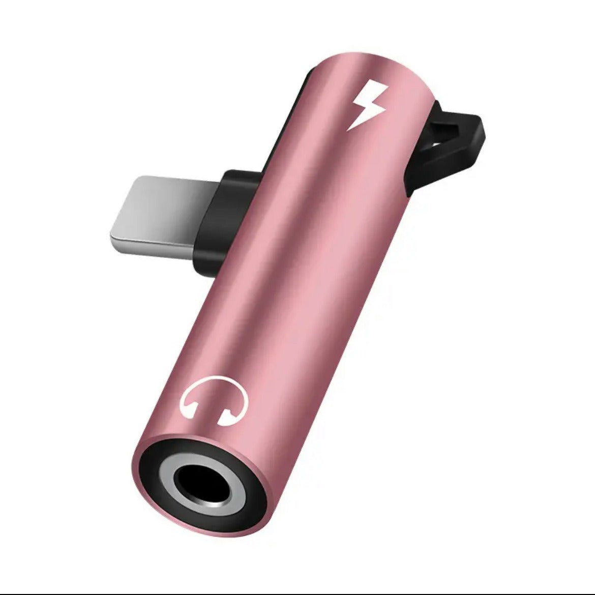 Upvios 2-in-1 Audio Headphone Charging Adapter for iPhone