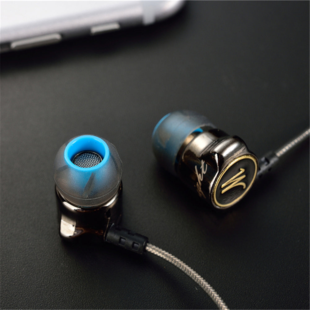 Upvios Heavy Bass Metal In-Ear Headphones with Microphone