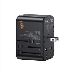 Upvios 65W Dual Type C USB Universal Travel Charger (Single Unit)