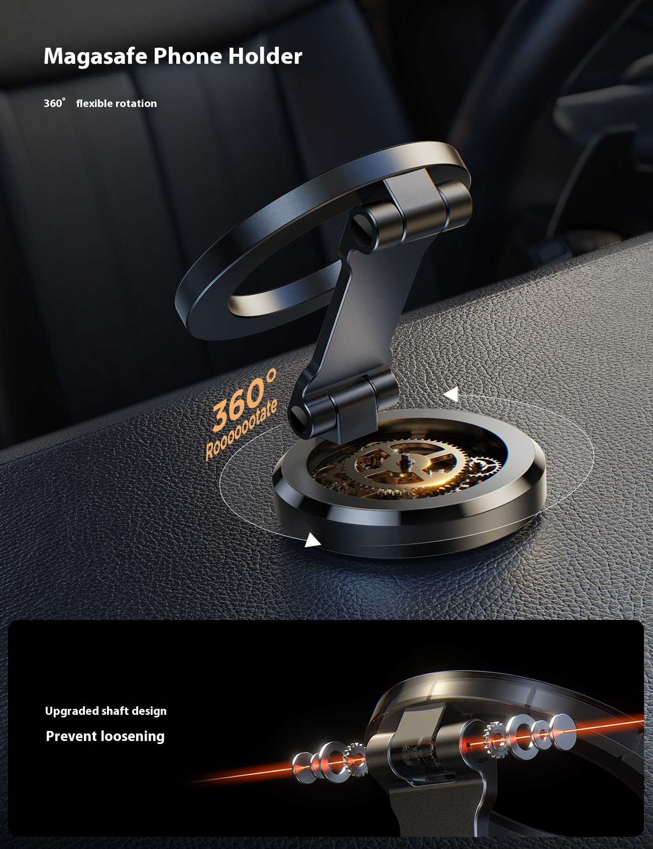 Upvios MagSafe Car Mount Phone Holder