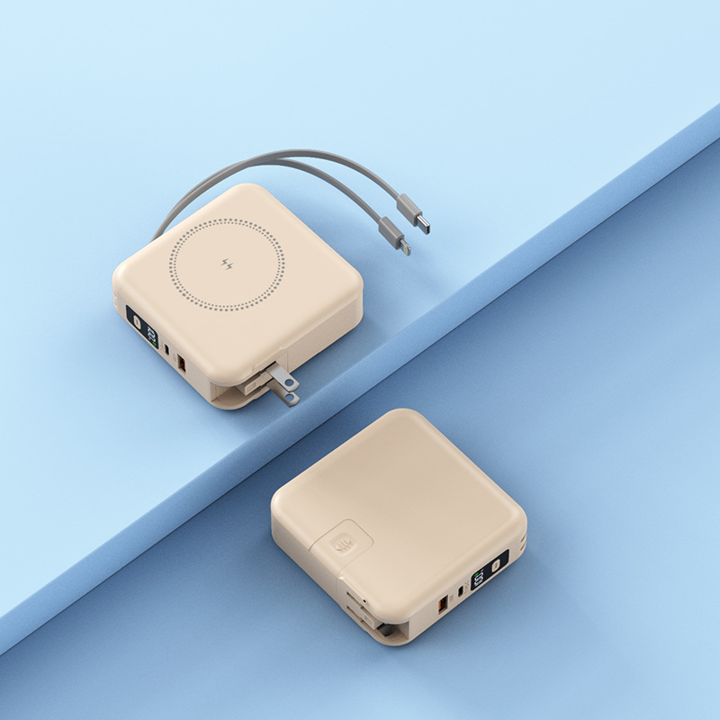 Upvios 5-in-1 Magnetic Wireless Power Bank 10000mAh