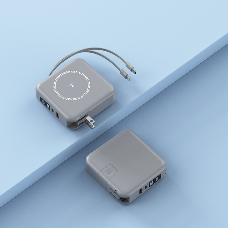Upvios 5-in-1 Magnetic Wireless Power Bank 10000mAh