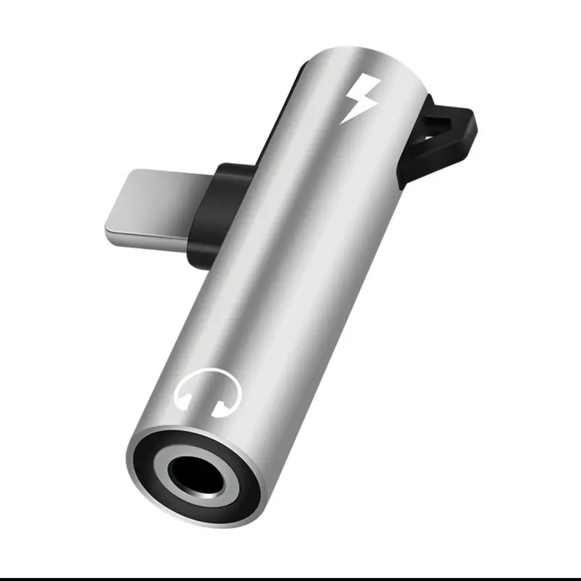Upvios 2-in-1 Audio Headphone Charging Adapter for iPhone