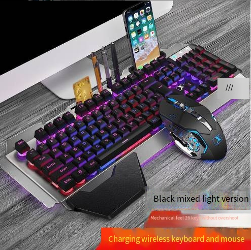 Upvios Ergonomic Mechanical Keyboard with RGB Backlight