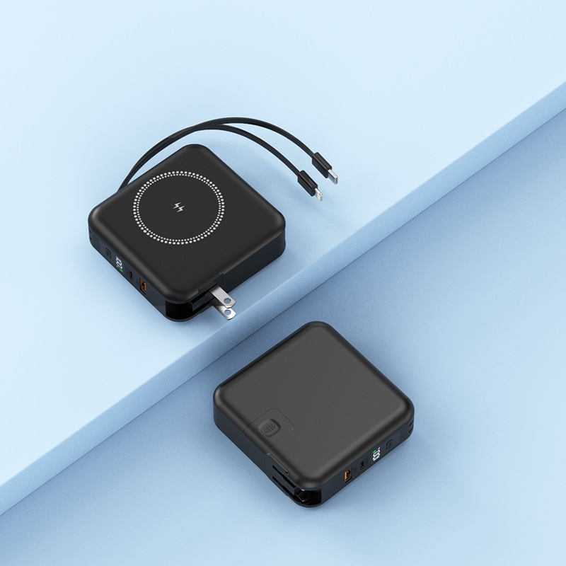 Upvios 5-in-1 Magnetic Wireless Power Bank 10000mAh