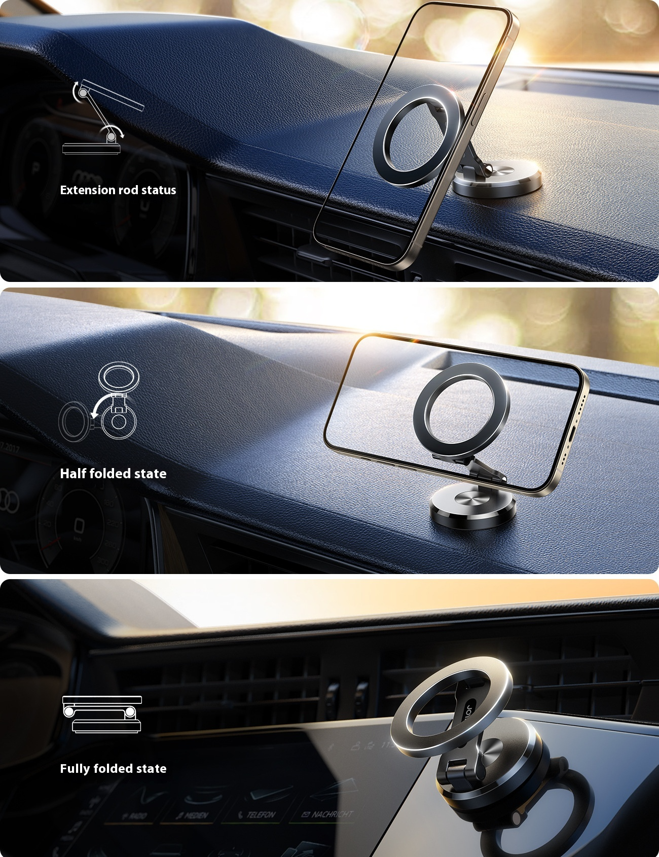 Upvios MagSafe Car Mount Phone Holder
